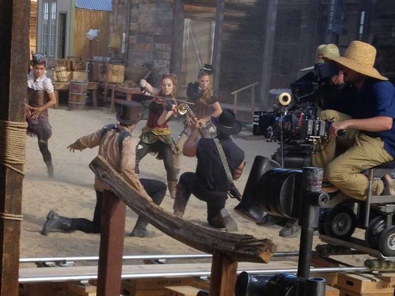 Music Video Set as Set Medic